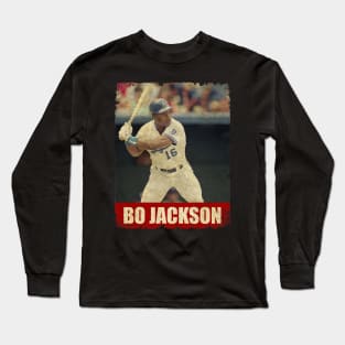 Bo Jackson - NEW RETRO STYLE Long Sleeve T-Shirt